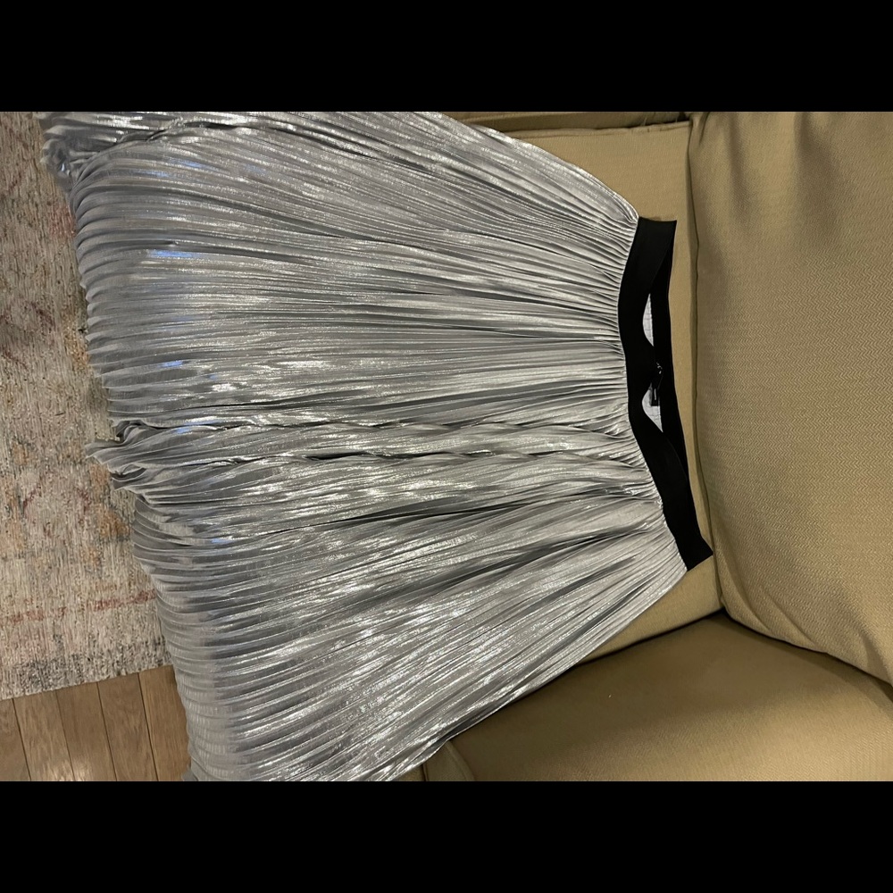 INC Metallic skirt